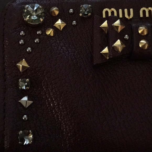 SOLD❤️Soft Leather Miu Miu - Picture 5 of 7